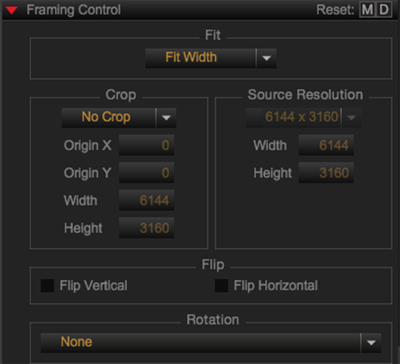 Framing Control